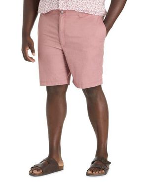 True Nation by DXL Big & Tall Everyday Flex Shorts - Pink