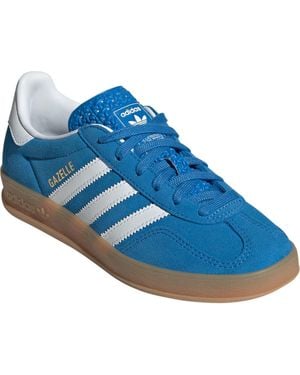 adidas Kids' Gazelle Indoor Sneaker - Blue