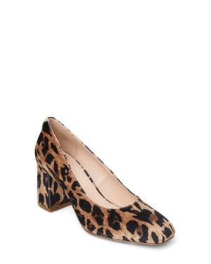 Jack Rogers Lenora Block Heel Pump - Brown