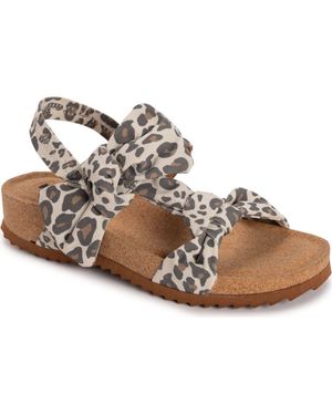 Muk Luks Pansy Sandal - Brown