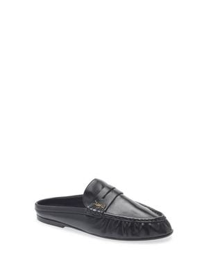 Saint Laurent Le Loafer Mule - Gray