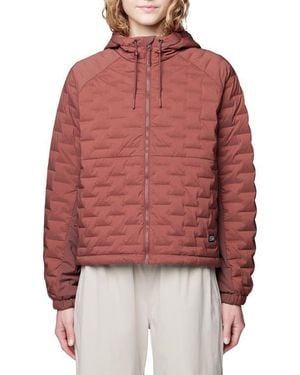 Mountain Hardwear Stretchdown Lightweight Zip Hoodie - Red