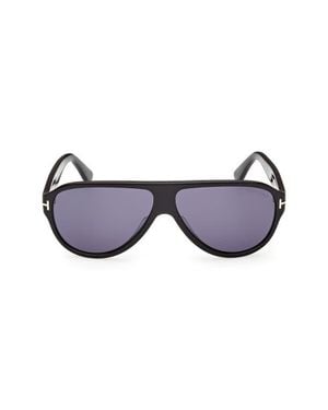 Tom Ford 61Mm Pilot Sunglasses - Multicolor