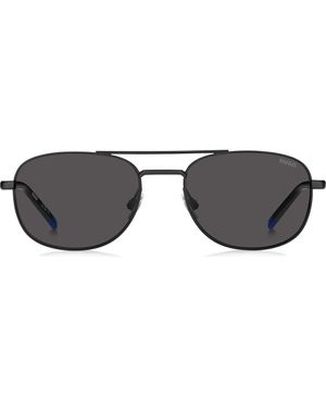BOSS 56Mm Navigator Sunglasses - Gray