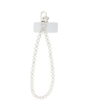 Chelsea28 Round Link Phone Strap - White