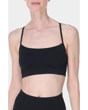 Sweaty Betty Spirit Restored Racerback Sports Bra - Black