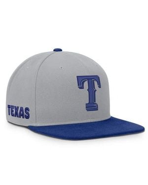 Nike Royal Texas Rangers Primetime Pro Dri-Fit Snapback Hat - Blue