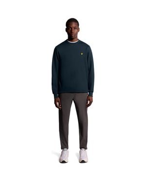Lyle & Scott Crew Neck Long Sleeve Fly Fleece - Black
