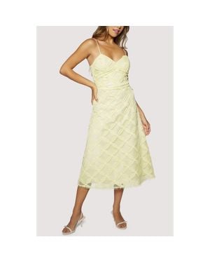 Lost + Wander Maldives Bloom Midi Dress - Yellow