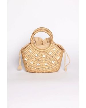 Hat Attack Janie Shell Bag - Natural