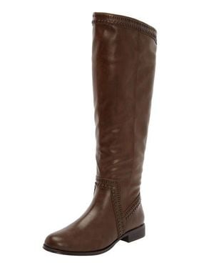 Comfortview The Malina Tall Wide Calf Boot - Brown