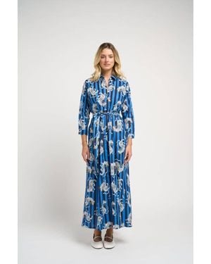 Guadalupe Luciana Tibet Dragon - Blue