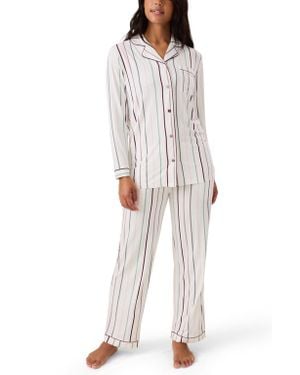Kindred Bravely Clea Long Sleeve Pajama Set - Gray
