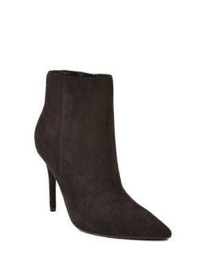 Nine West Carson Leather Bootie - Black