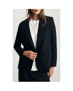 Mavi Slim Fit Blazer - Black