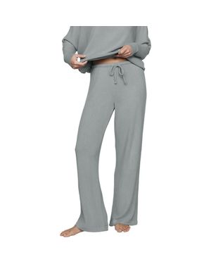 Eberjey Cozy Time Straight Leg Lounge Pants - Gray