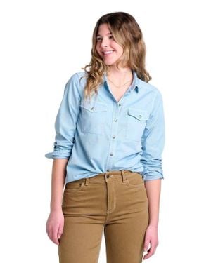 Toad & Co. Arroyo Twill Long Sleeve Shirt - Blue