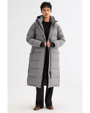 Orolay Puff-O Long Down Puffer Jacket - Gray