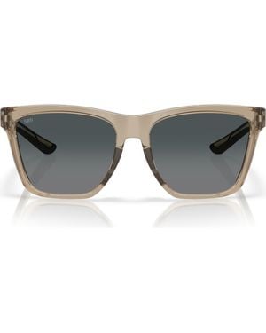 Costa Del Mar 57Mm Polarized Rectangular Sunglasses - Gray