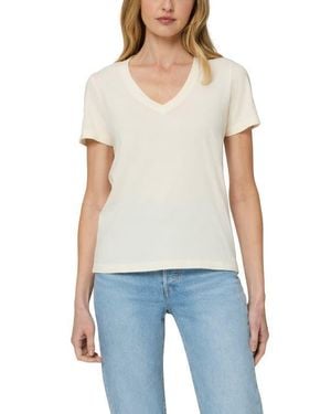 The Standard Stitch The Organic Cotton V-Neck Tee - Blue