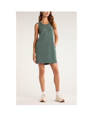 Zella Soft Luxe Tank Dress - Green