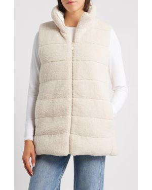Save The Duck Calis Reversible Puffer Vest - Natural
