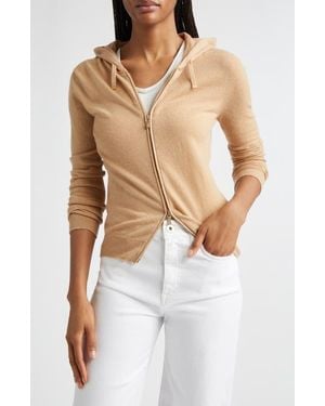 Eleventy Cashmere Zip Hoodie - Natural