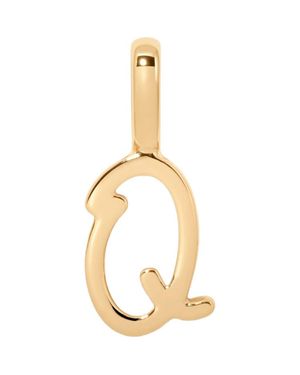 MADE BY MARY Script Initial Charm Vermeil - Metallic