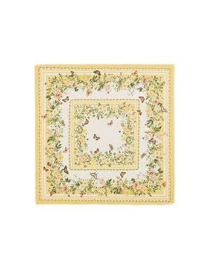 Fable England Cybele Narrative Square Scarf - Metallic
