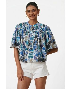 Ro's Garden Loretta Top - Blue