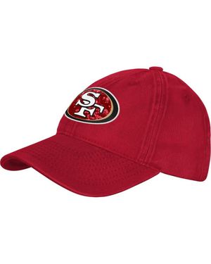 Outerstuff Girls Youth San Francisco 49Ers Gridiron Adjustable Hat - Red