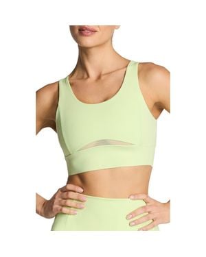 Spanx Meshery Longline Sports Bra - Green