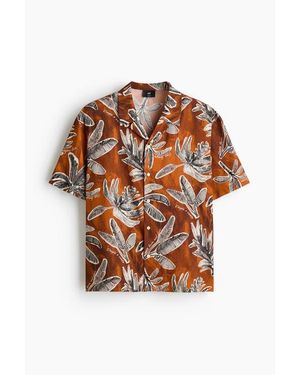 H&M Relaxed Fit Resort Shirt - Multicolor