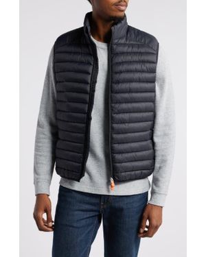 Save The Duck Adam Nylon Puffer Vest - Black