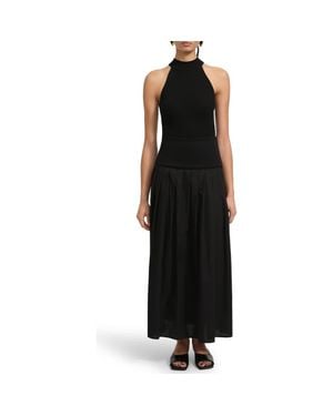 MARCELLA Doris Sleeveless Rib Bodysuit - Black