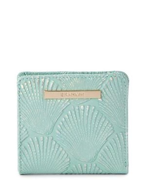 Brahmin Jane Embossed Leather Bifold Wallet - Blue