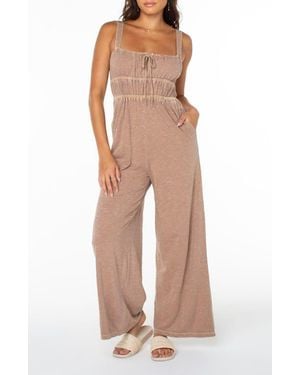 Roxy Clover Jumpsuit - Natural