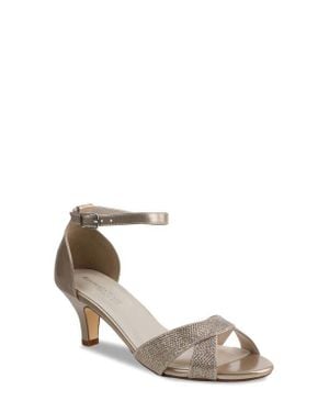 Touch Ups Clementine Kitten Heel Ankle Strap Sandal - Multicolor