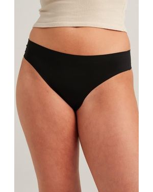 Saalt Seamless Thong - Black