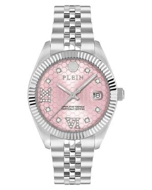 Philipp Plein Date Superlative Bracelet Watch, 34Mm - Gray