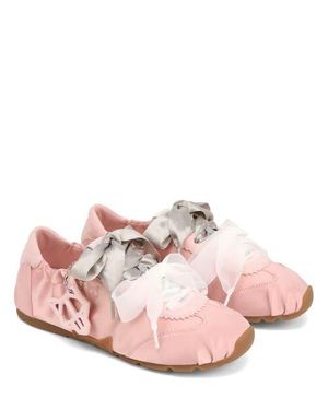 Naked Wolfe Adorable Satin Sneaker - Pink