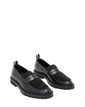 John Varvatos Lex Penny Loafer - Black