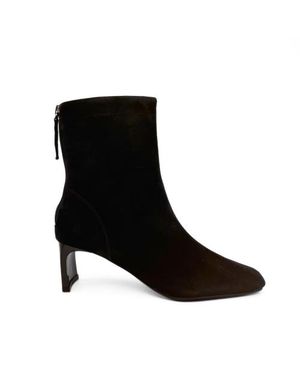 Amie Rafa Harlow Suede Bootie - Black