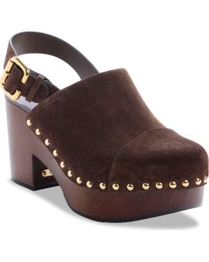 Chloé Jeannette Slingback Platform Clog - Brown