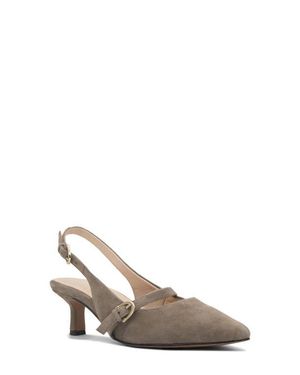 Frankie Coco Slingback Mary Jane Pointed Toe Pump - Gray