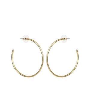 Vince Camuto Large Hoop Earrings - White