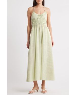 sachin and babi light blue dress Solid & Striped The Halter Soglio Dress in Black