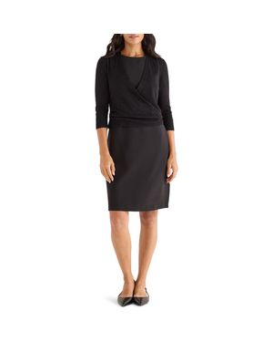 NIC+ZOE Sleeveless Stretch Little Dress - Black