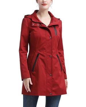 Kimi + Kai Molly Hooded Anorak Jacket - Red
