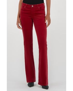Kut From The Kloth Natalie Mid Rise Bootcut Corduroy Pants - Red